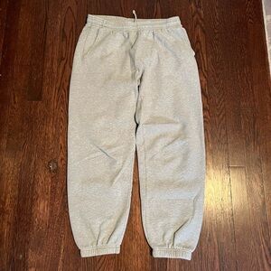 Aritzia Superfleece Heather Grey Sweatpants